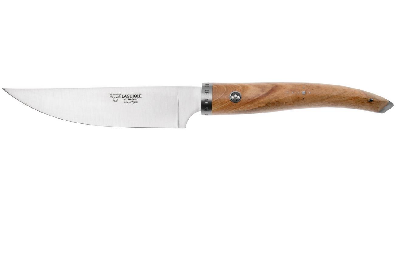 Laguiole en Aubrac Gourmet CGO15NOI walnoothout, koksmes, 15 cm