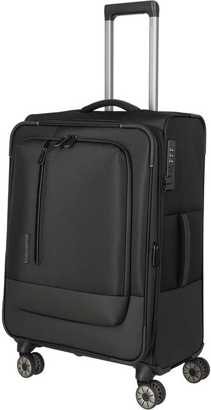 Crosslite - Trolley - Zwart - Gerecycled Polyester - Waterafstotend