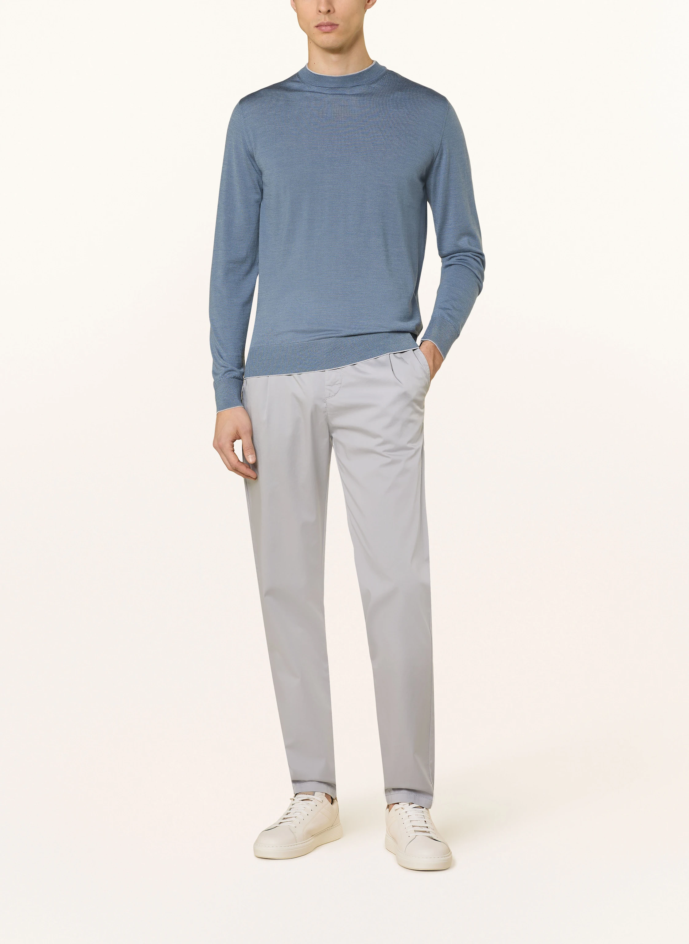 eleventy Pullover mit Seide