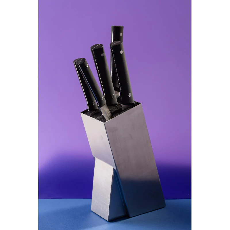 Bloc universel en inox avec 5 couteaux Mill Pradel Jean Dubost
