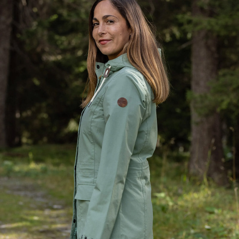 Frauen Regenmantel Letti green bay