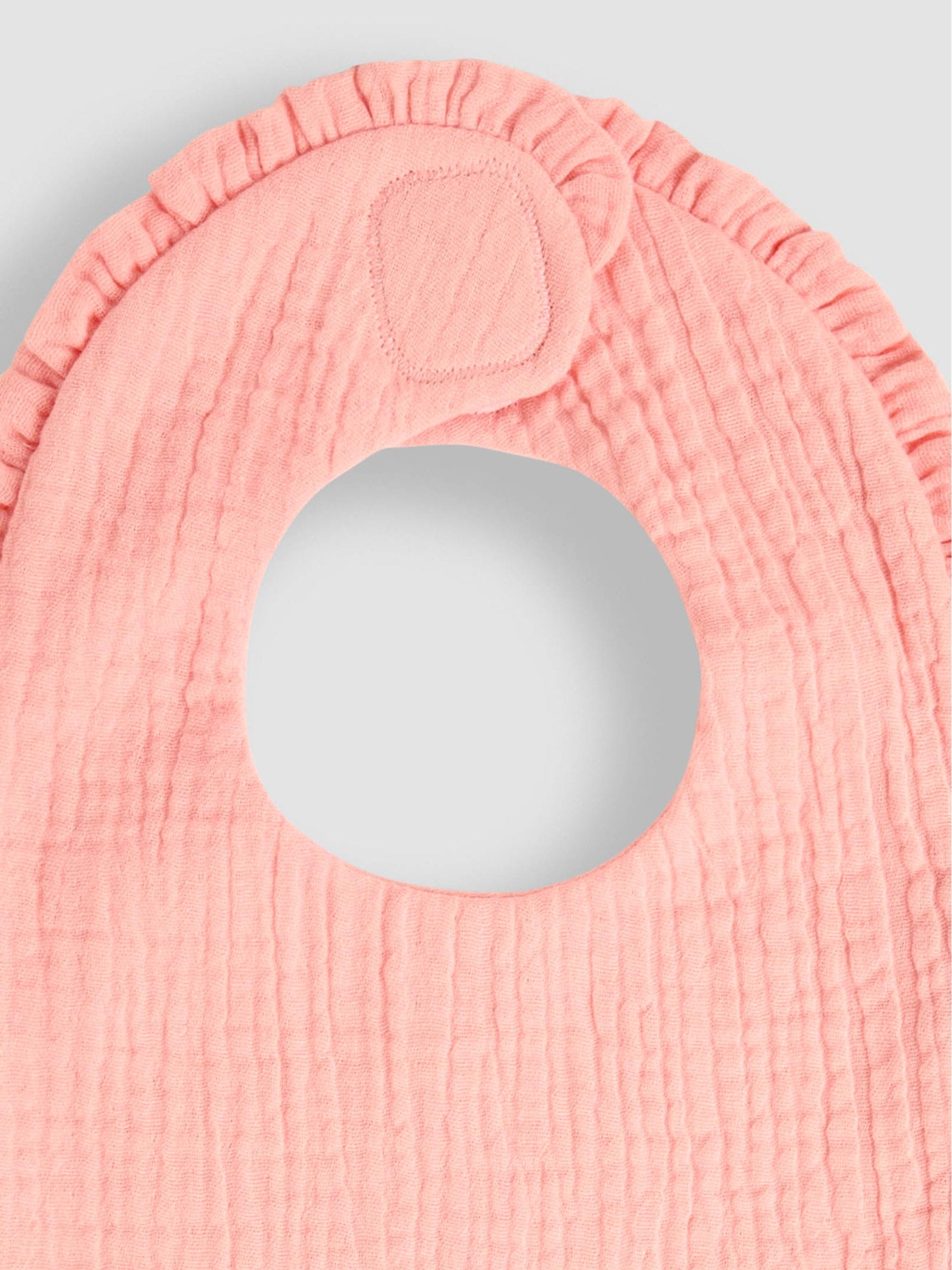 JoJo Maman Bébé Baby Muslin Frill Bib