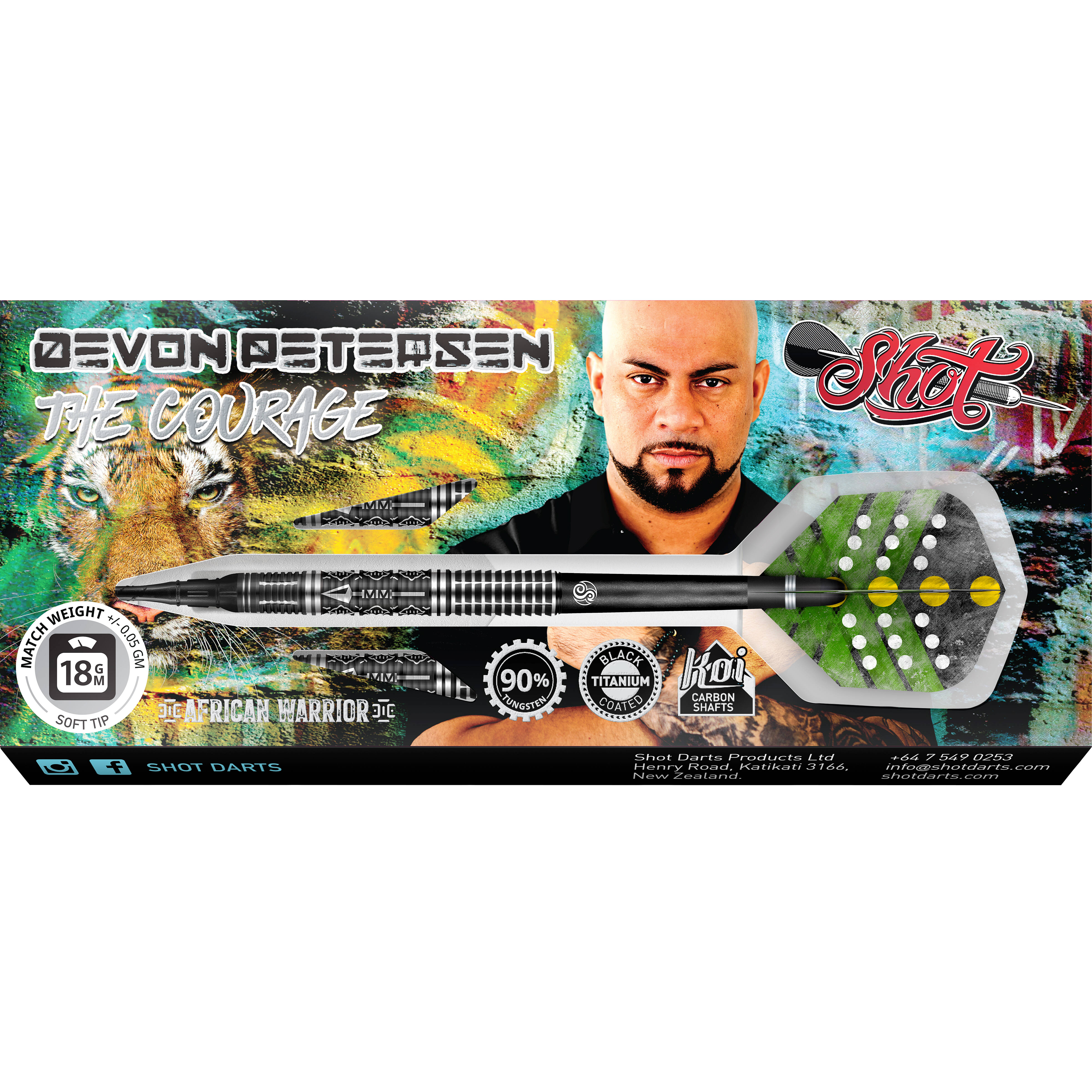 Shot - Devon Petersen The Courage - Softdart