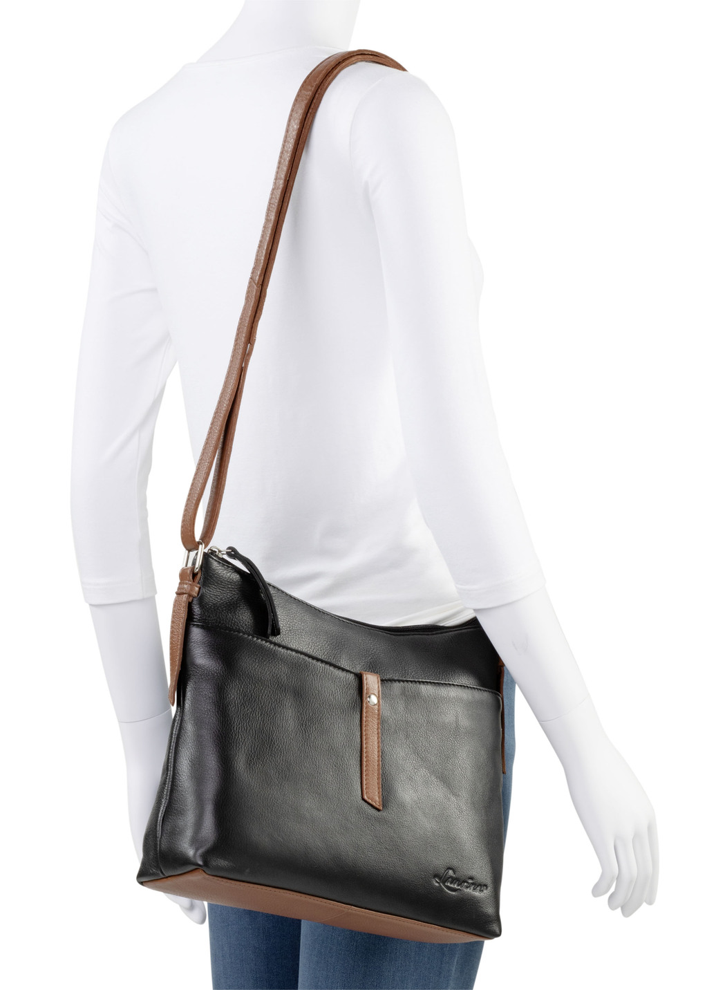 Laurina Tasche aus Vollrindnappaleder