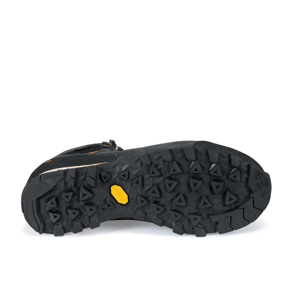 Hanwag MAKRA LIGHT GTX - Chaussures randonné Homme asphalt/orange