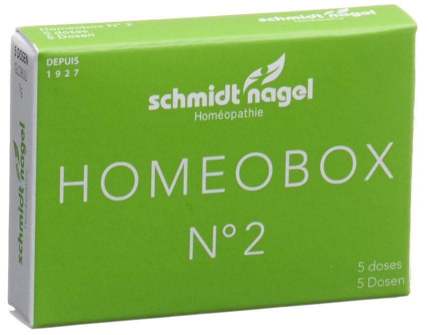 SCHMIDT-NAGEL HomeoBox 2<br>5 × 1 g, Globuli