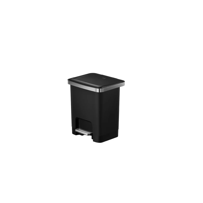 EKO Hana 2 pedaalemmer 15 liter zwart (VB638815Z)