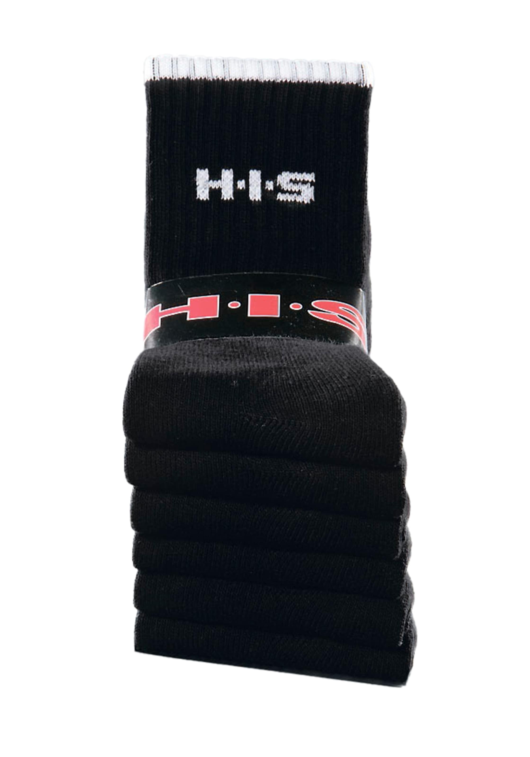 H.I.S Sportsocken Packung, 6 Stk. tlg. mit Frottee & verstärkten Belastungszonen