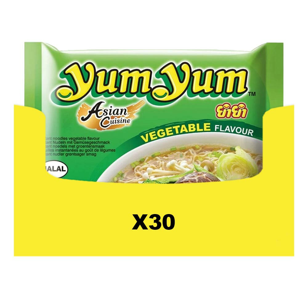 30x Yum Yum Noodles Soep Pak Groenten60 gr