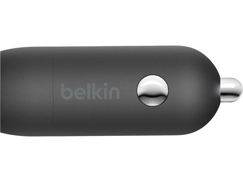 Belkin Autoladegerät Boost Charge 30 W Ladegerät für das Auto mit USB-C/USB-C-Kabel