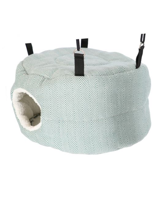 Adori Hangmat Huis Hunk - Slaapplaats - 28x20 cm Groen Grijs