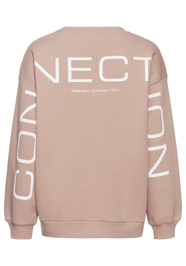 French Connection Sweatshirt , mit grossem Logodruck auf dem Rücken