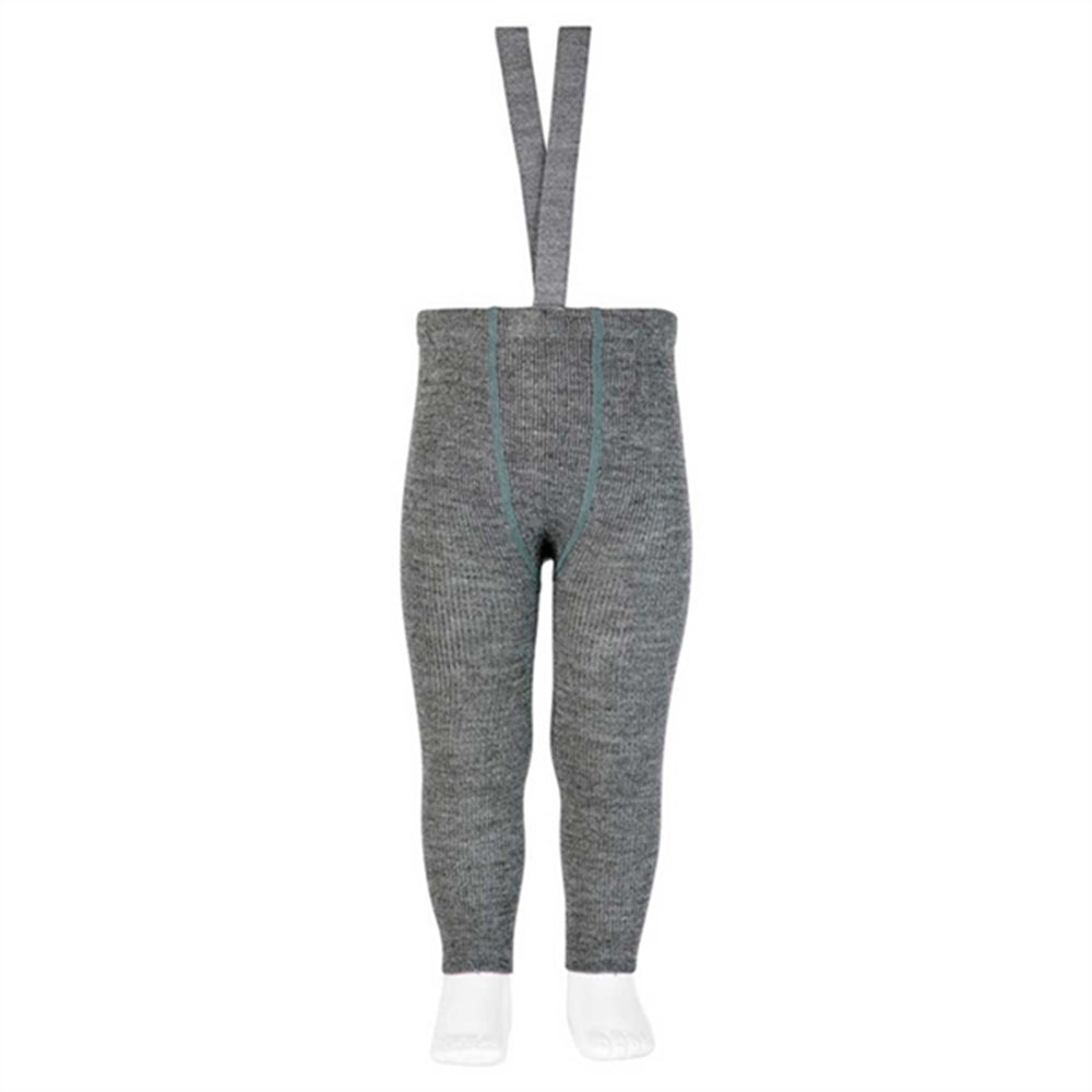Tights Uld Medium Grey - Cóndor → Luksusbaby.dk