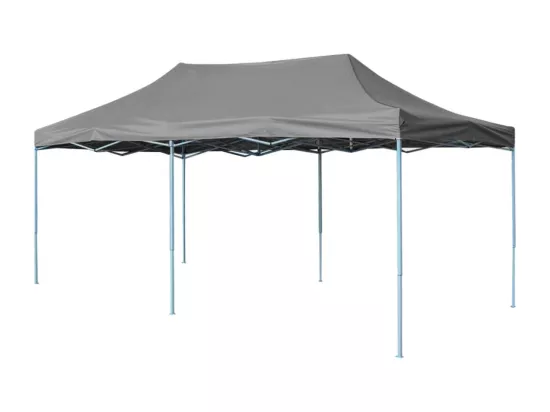 Tente de réception pliable 3 x 6 m Anthracite