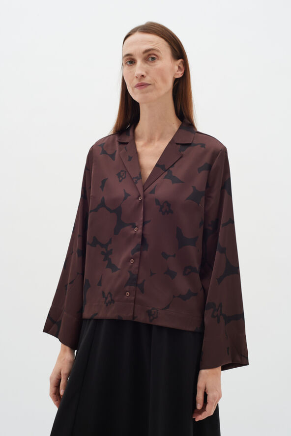 InWear MehinaIW Blouse Brown reversed flowers