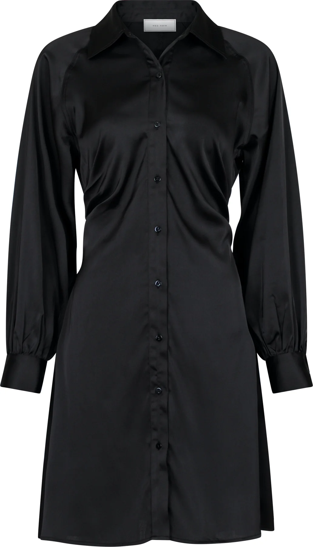 Neo Noir Naila Sateen Dress