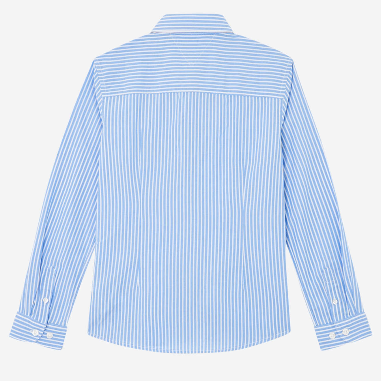 Tommy Hilfiger Chemise en Coton à rayures bleu clair
