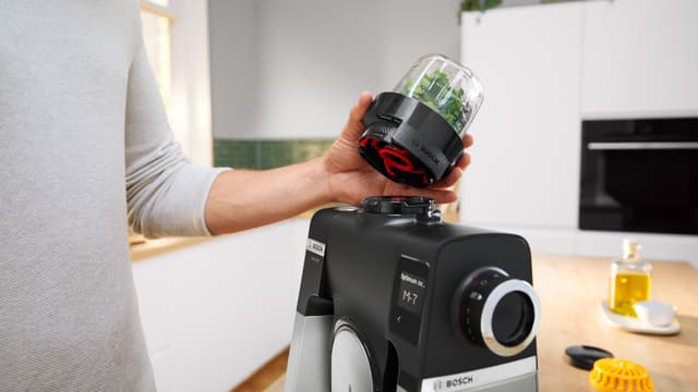 Bosch foodprocessor MUZS68CG (sort)