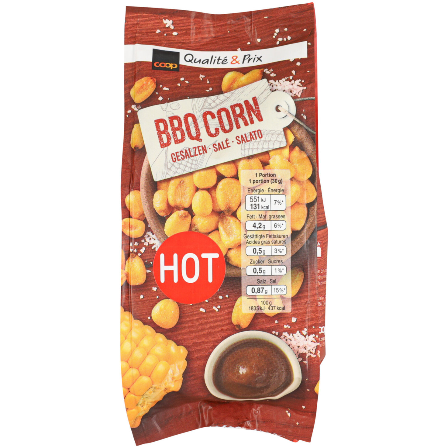 Barbecue Corn gesalzen