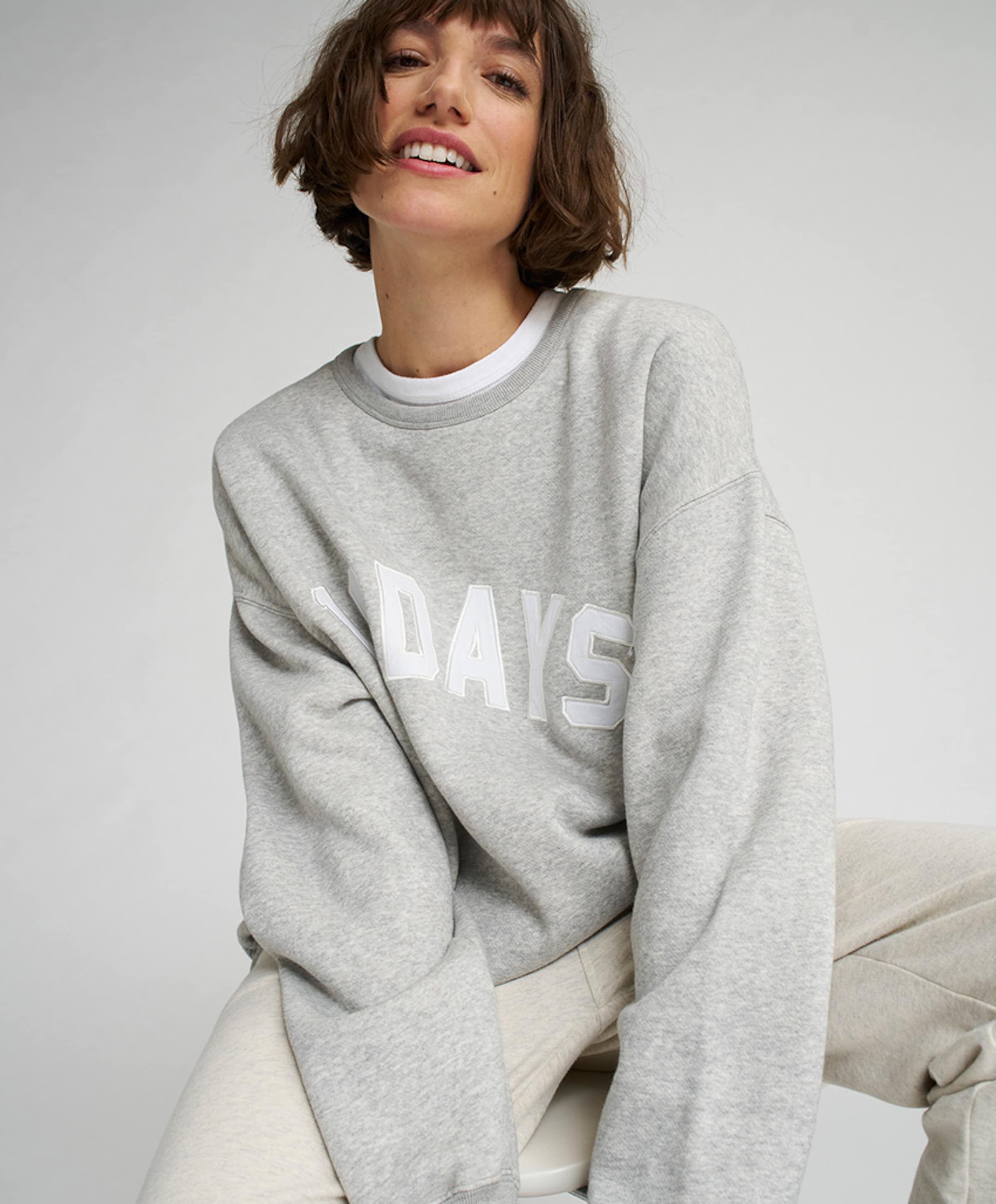 10 Days Dames sweater grijs