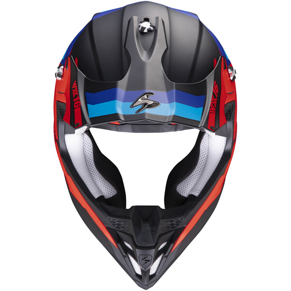 Scorpion - Casque VX-16 Evo Air Spectrum Noir Mat / Rouge / Bleu