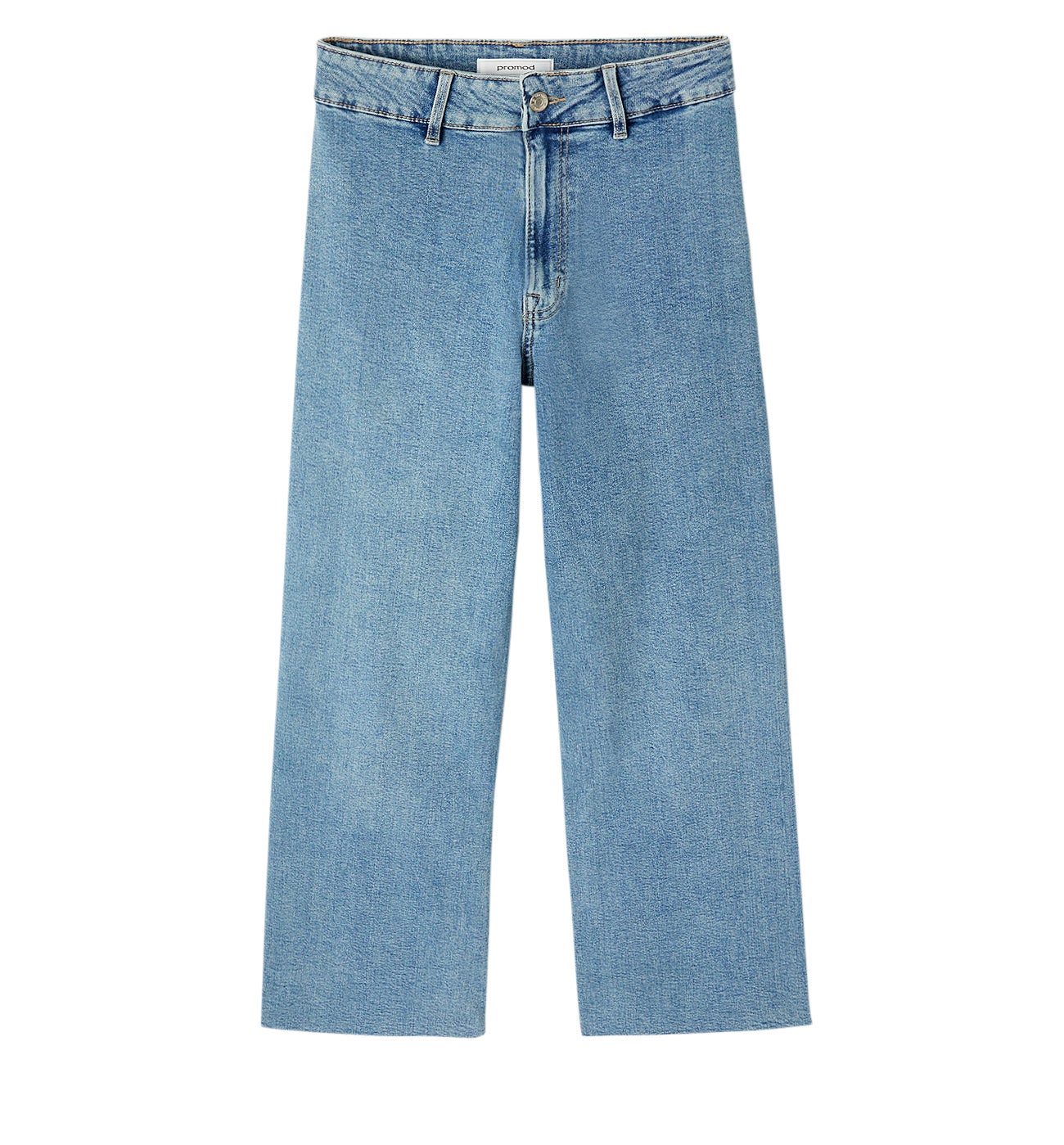 Jean taille haute raw cut - Jean moyen