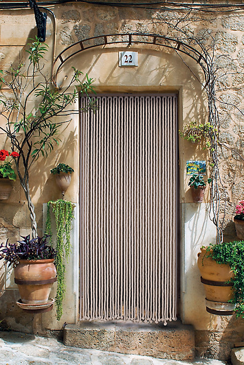 Rideau de porte cordage écru l.90 x H.200 cm