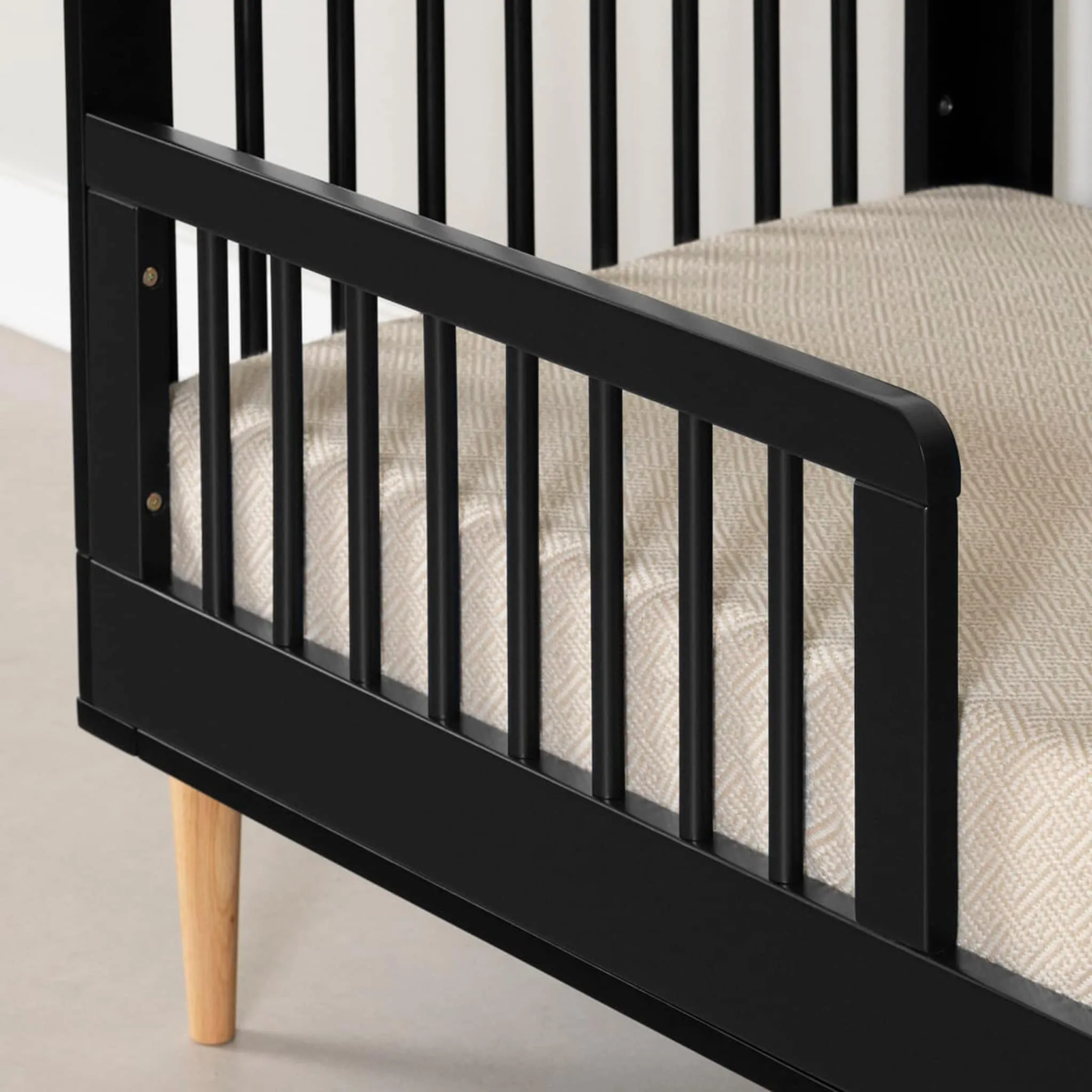 South Shore Barrière de transition pour lit de bébé - Balka Noir
