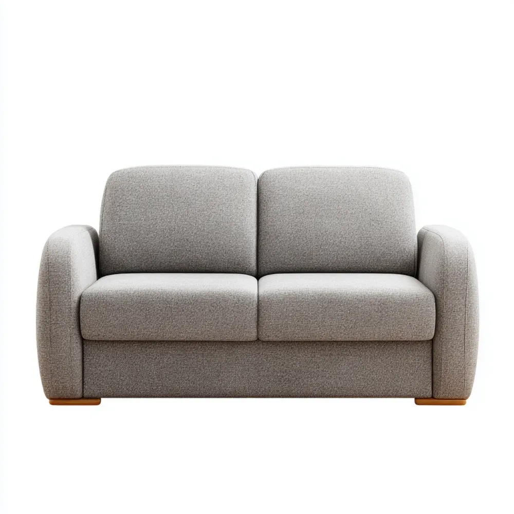 Zweisitzer-Sofa Stoff 150x90x85 cm - Hellgrau - Modernes Design
