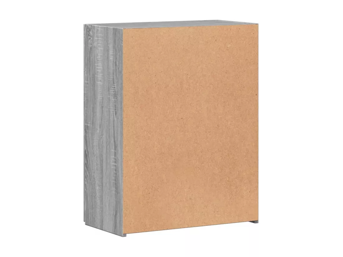 Armoire de classement sonoma gris bois d'ingénierie