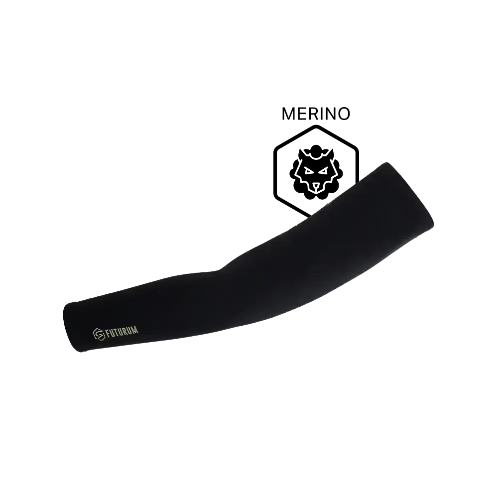 FUTURUM Armwarmers Merino Zwart