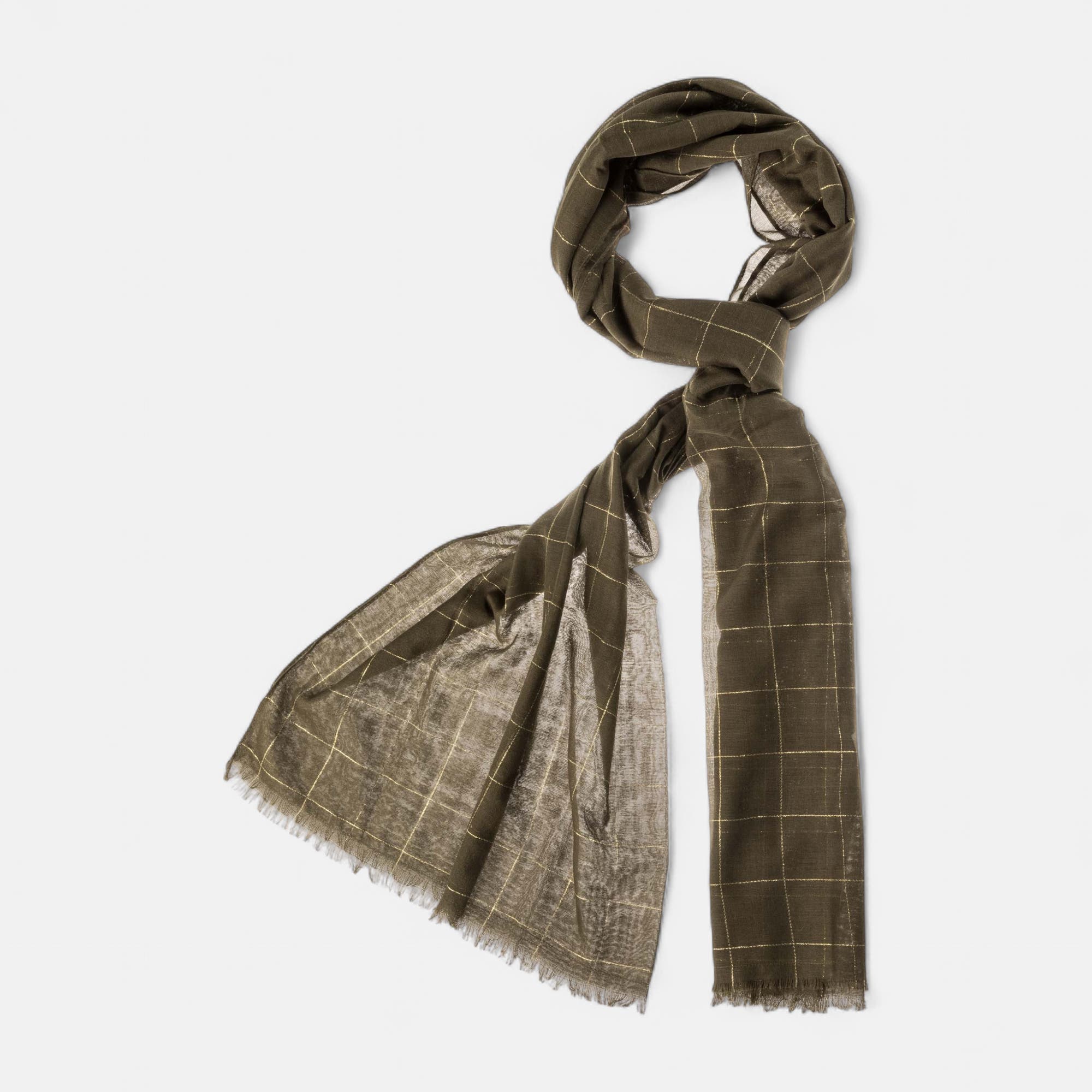 Foulard kaki