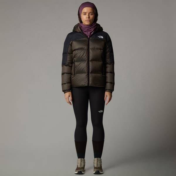 Doudoune THE NORTH FACE W DIABLO DOWN 2.0 HOODIE SMOKEY BROWN BLACK HEATHER/TNF BLACK