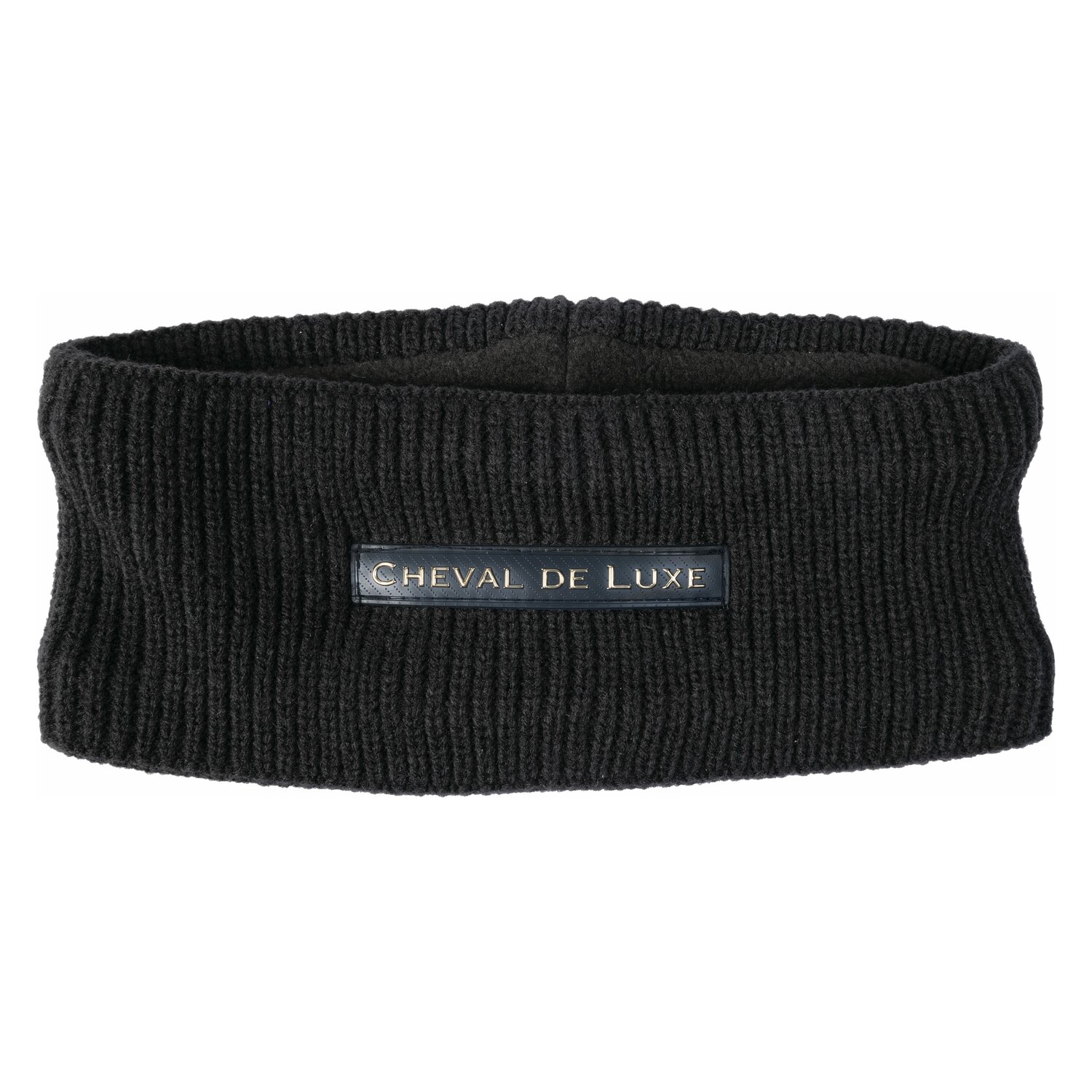 Cheval de Luxe Stirnband mit Logopatch  - black - Einheitsgröße