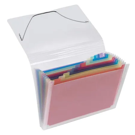 Veloflex Fächermappe Crystal A4, transparent