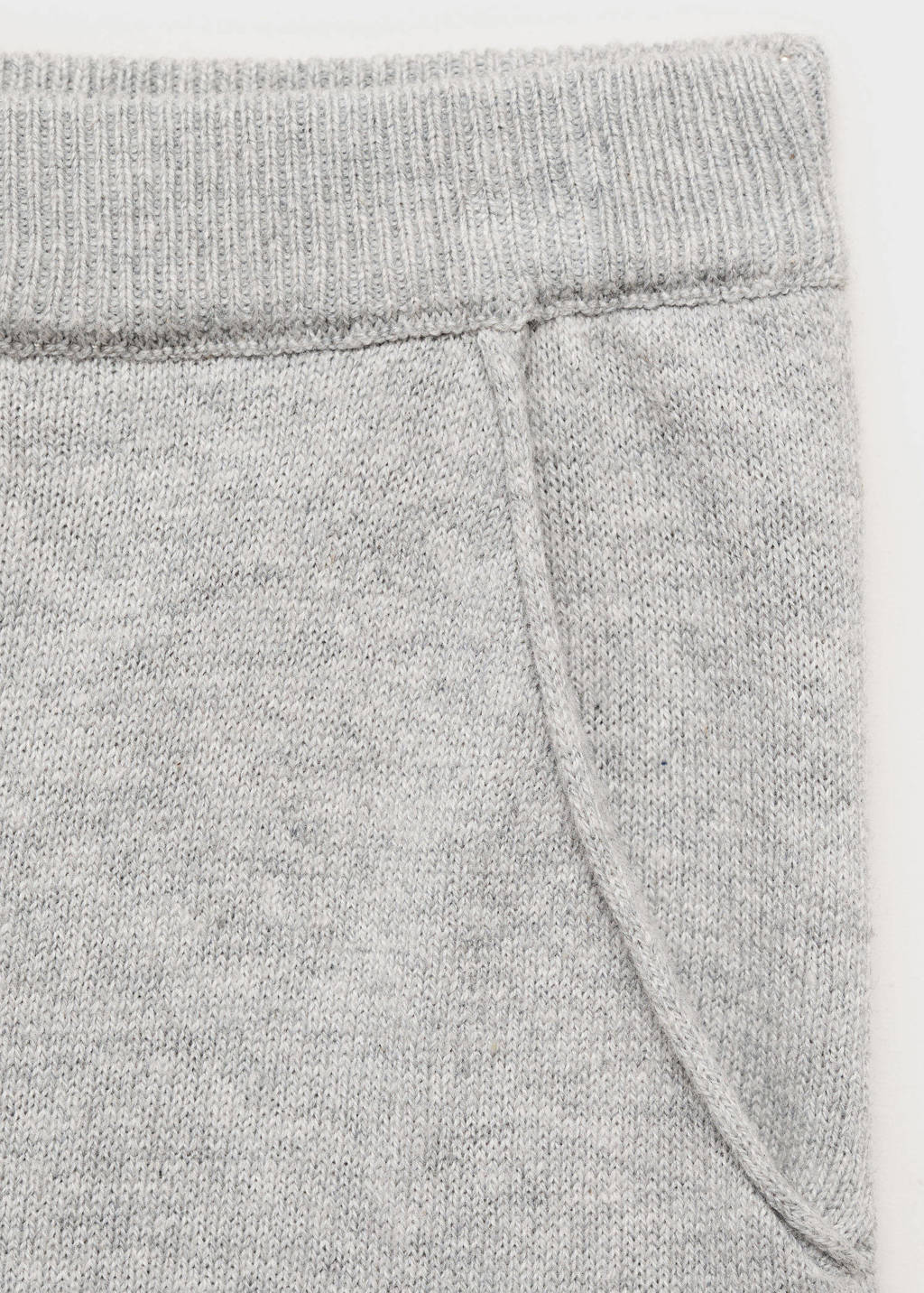 Mango Kids casual broek lichtgrijs