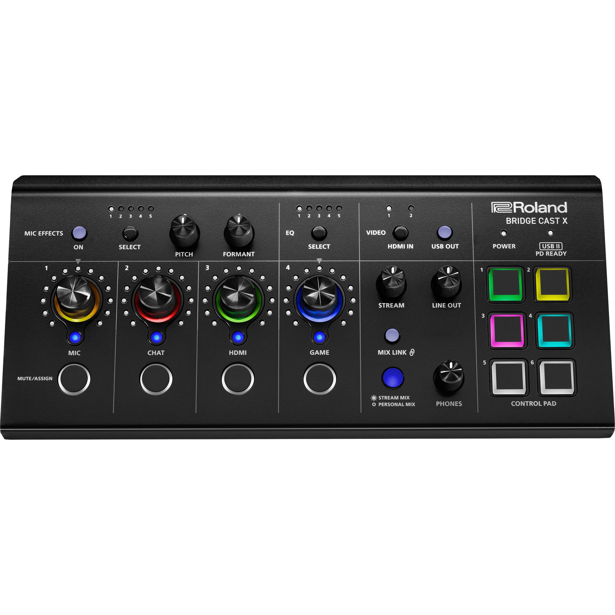 Roland Bridge Cast X gaming audio mixer