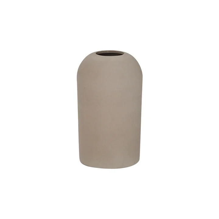 Kristina Dam Studio - Dome Vase medium Ø 15 x H 26 cm, grau