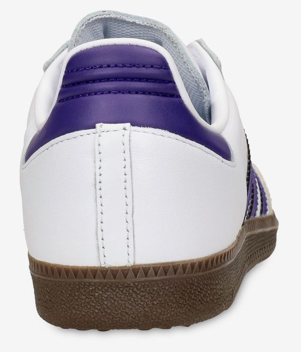 adidas Skateboarding Samba ADV Schuh (white collegiate purple gold)