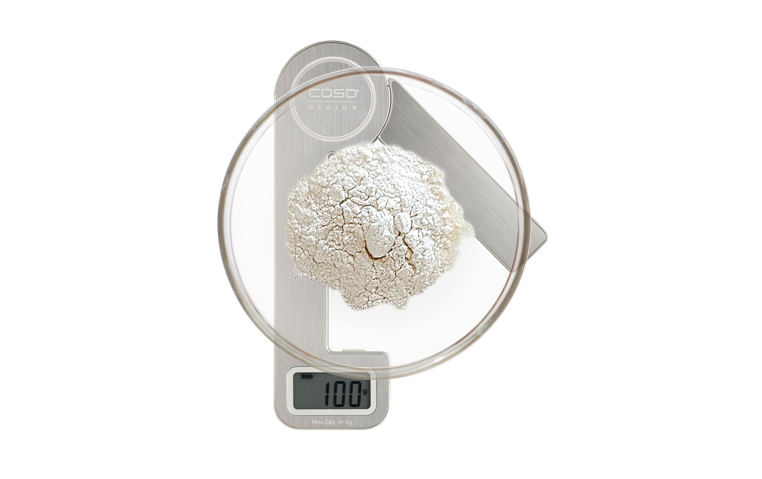 Küchenwaage Kitchen Ecostyle, SilberDigitale Waage mit Tara Funktion