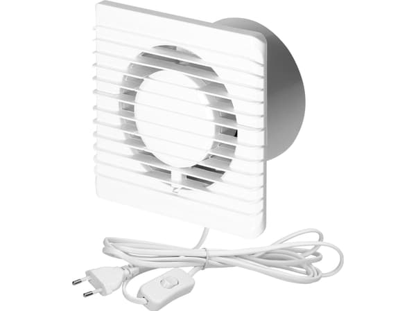 Orno vifte Baderomsvifte 125mm - Kabel med bryter