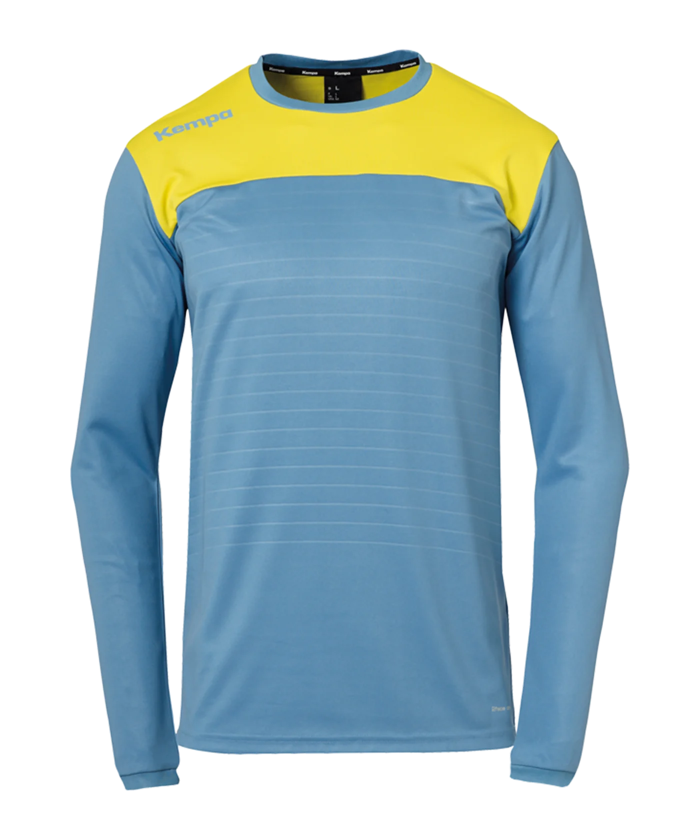 Kempa Emotion 2.0 T-Shirt langarm Blau Gelb F14