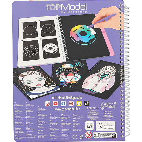 TOPModel magic scratch bog