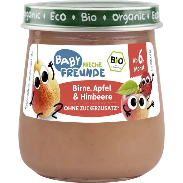 Bio Baby Birne, Apfel & Himbeere