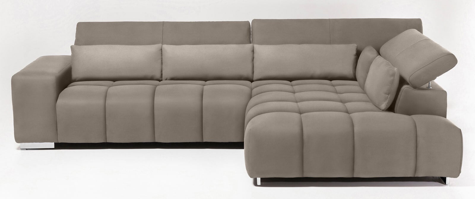 vito Ecksofa ORION 308 x 225 cm silver