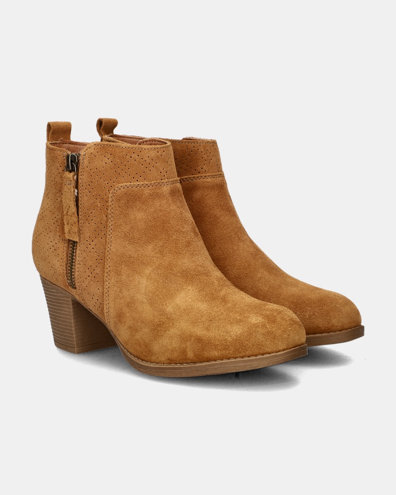 Skechers Taxi Enkellaarsjes  - cognac