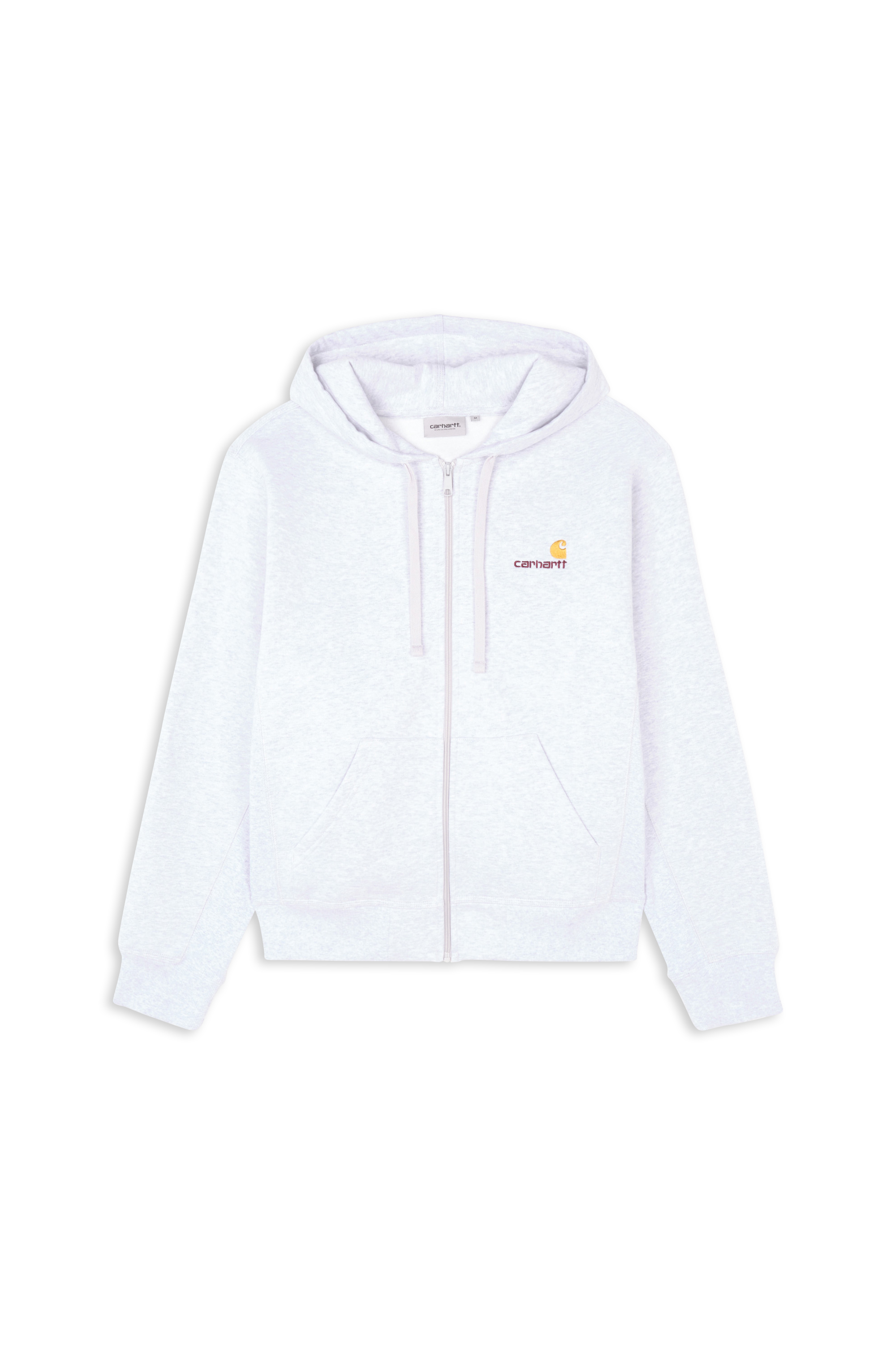 CARHARTT WIP Hoodie zippé Hooded American Script  Gris