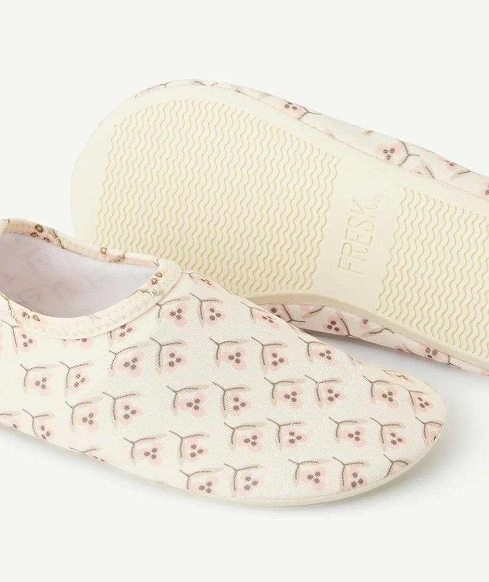 FRESKchausson de plage anti-uv bébé fille écru