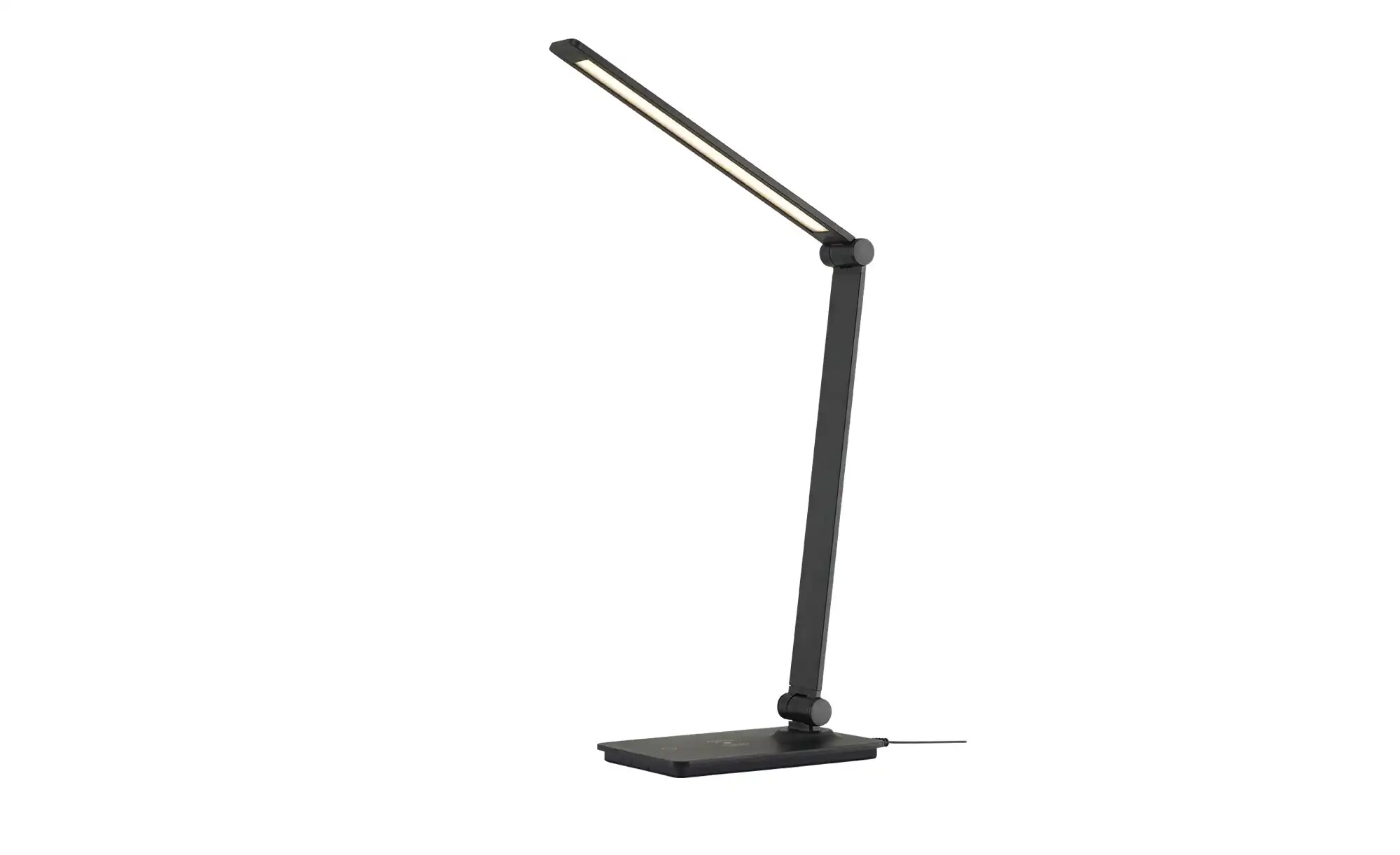 KHG LED-Tischleuchte, schwarz mit Qi-Charger