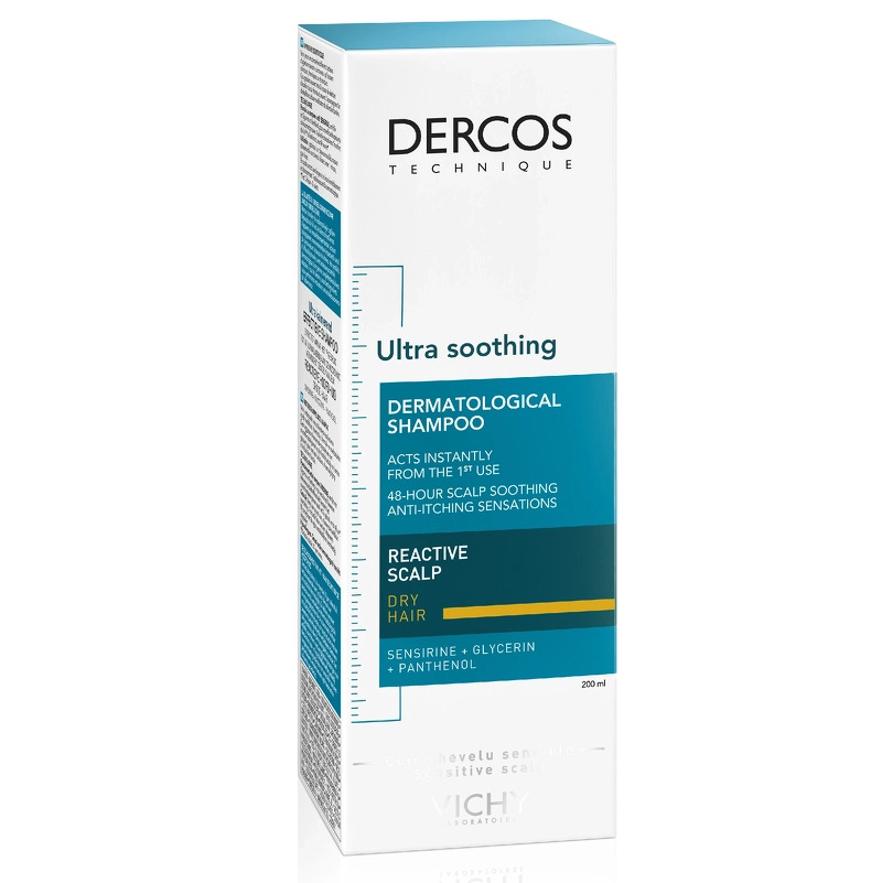 Vichy Dercos Technique Ultra Soothing Shampoo Dry Hair 200 ml